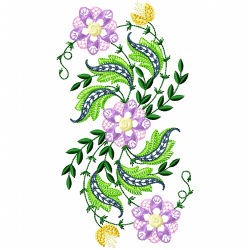 Flowers Embroidery Design 1 Flowers Embroidery Design 1